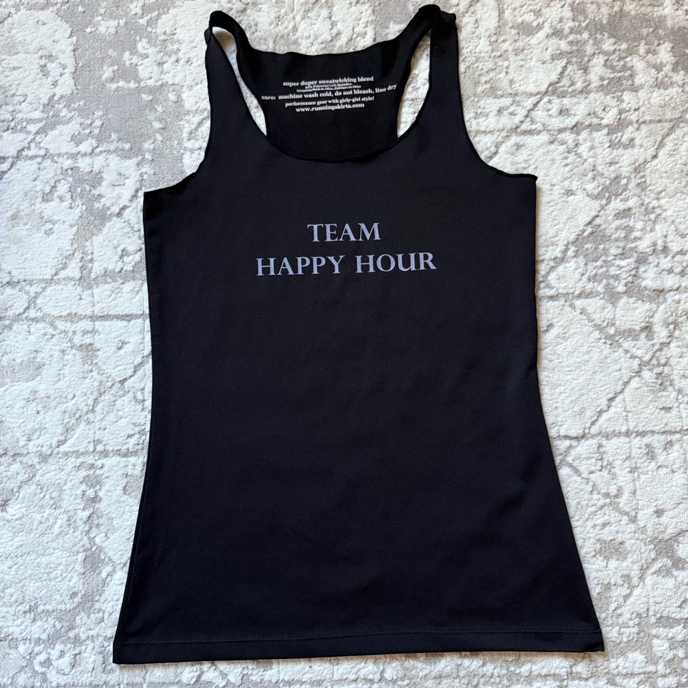 Black Team Happy Hour Women's Tank Top
